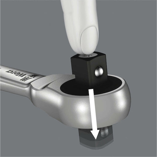 Wera 8100 SA 10 Metal Ratchet Set Καστάνια με Καρυδάκια 1\4