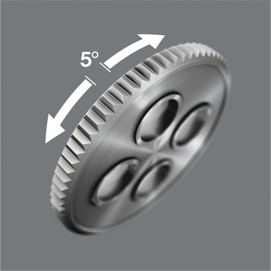 Wera 8100 SA 4 Speed Ratchet Set Καστάνια με Καρυδάκια 1\4