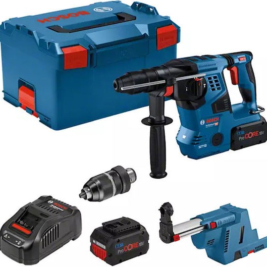 Bosch Gbh 18v-28 Cf Professional Κρουστικό Σκαπτικό Πιστολέτο Ρεύματος με Υποδοχή SDS Plus