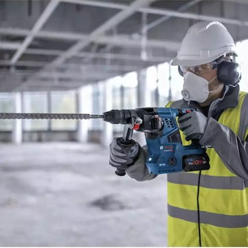 Bosch Gbh 18v-28 Cf Professional Κρουστικό Σκαπτικό Πιστολέτο Ρεύματος με Υποδοχή SDS Plus