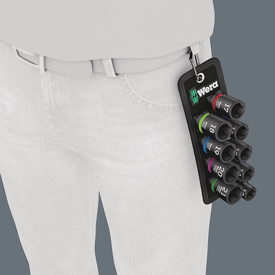 Wera Καρυδάκια Αέρος Εξάγωνα με Καρέ Υποδοχής 1/2