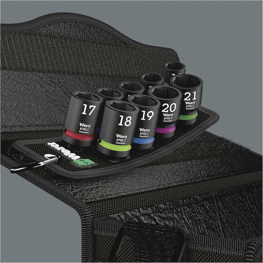 Wera Καρυδάκια Αέρος Εξάγωνα με Καρέ Υποδοχής 1/2