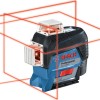 Bosch GLL 3-80 C Professional Αυτορυθμιζόμενο Γραμμικό Αλφάδι Laser Κόκκινης Δέσμης 12V με Εύρος Εργασίας 30m