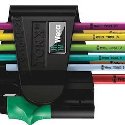 Wera Σετ 9 Κλειδιά Torx σε Σχήμα L 967/9 TX BO