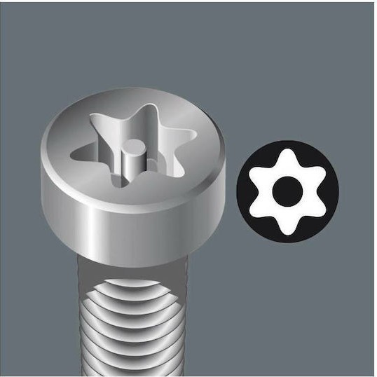 Wera Σετ 9 Κλειδιά Torx σε Σχήμα L 967/9 TX BO