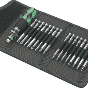 Wera Κατσαβίδι με 17 Εναλλασσόμενες Μύτες KK 60 KK