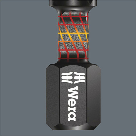 Wera Σετ 6 Μύτες Κατσαβιδιού Αστέρι Bit Check 6 PZ Impaktor 1