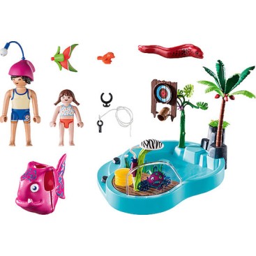 Playmobil Family Fun Small Pool with Water Sprayer για 4-10 ετών