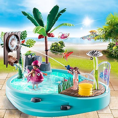 Playmobil Family Fun Small Pool with Water Sprayer για 4-10 ετών