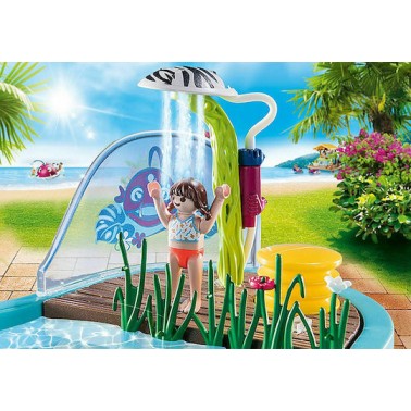 Playmobil Family Fun Small Pool with Water Sprayer για 4-10 ετών