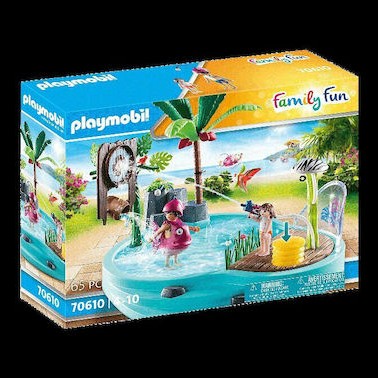 Playmobil Family Fun Small Pool with Water Sprayer για 4-10 ετών