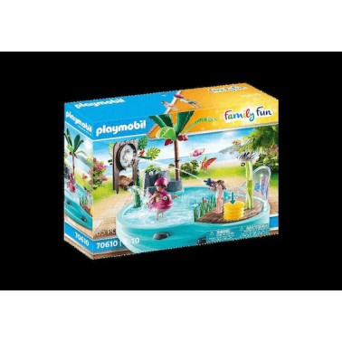 Playmobil Family Fun Small Pool with Water Sprayer για 4-10 ετών