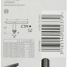 Bosch 1607950045 Κλειδί Τσοκ