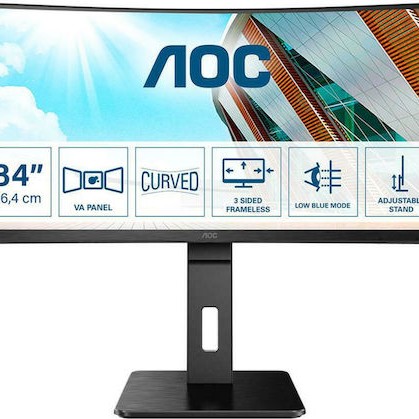 AOC CU34P2A Ultrawide VA Curved Monitor 34