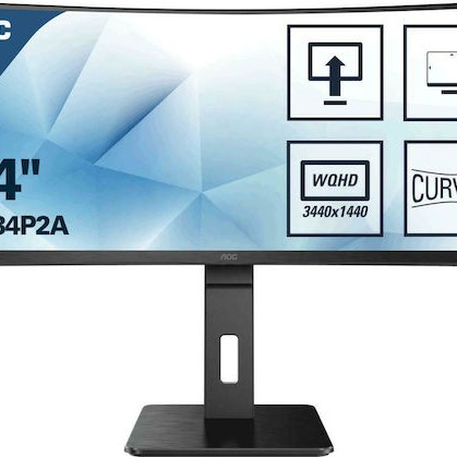 AOC CU34P2A Ultrawide VA Curved Monitor 34
