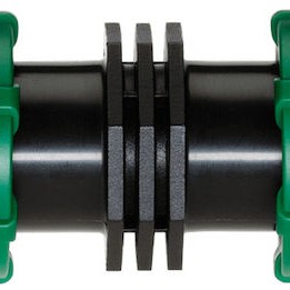 Gardena 02758-20 Σύνδεσμος Σωλήνων Ποτίσματος με Θηλυκό-Θηλυκό Σπείρωμα 25.4mm Μαύρο