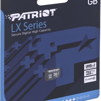 Patriot microSDHC 16GB Class 10 U1 High Speed