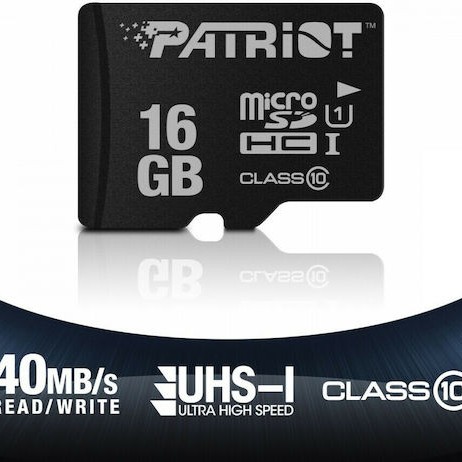 Patriot microSDHC 16GB Class 10 U1 High Speed