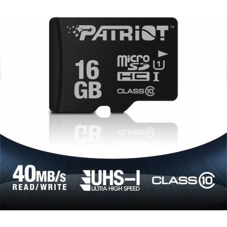 Patriot microSDHC 16GB Class 10 U1 High Speed