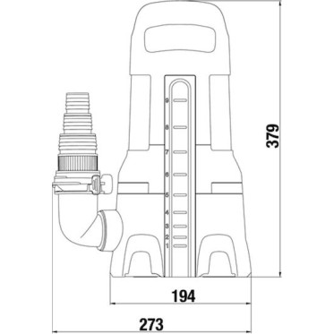 Gardena 20000 Aquasensor Μονοφασική Αντλία Ακαθάρτων / Λυμάτων 750W 9044-20 970486101