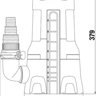 Gardena 20000 Aquasensor Μονοφασική Αντλία Ακαθάρτων / Λυμάτων 750W 9044-20 970486101