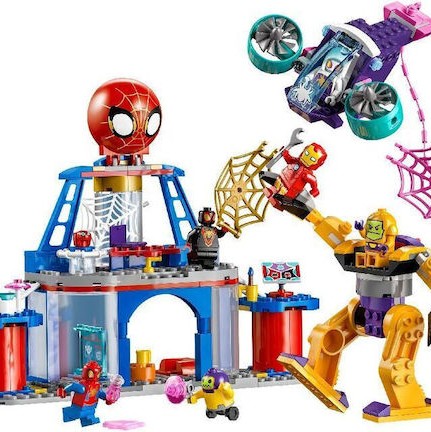 Lego Spider-Man Super Heroes Spidey Web Spinner Headquartets για 4+ Ετών