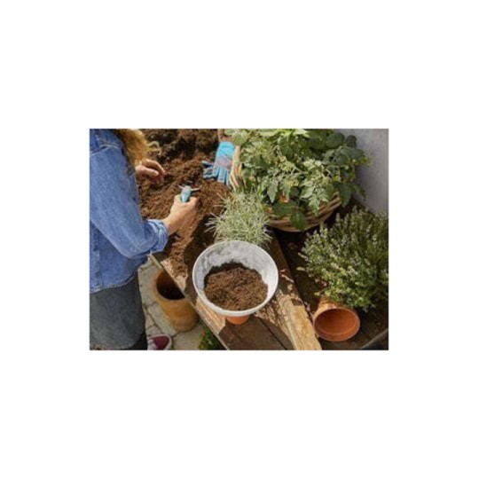 Gardena Clickup! Γλάστρα Πλαστική Λευκή 25εκ.