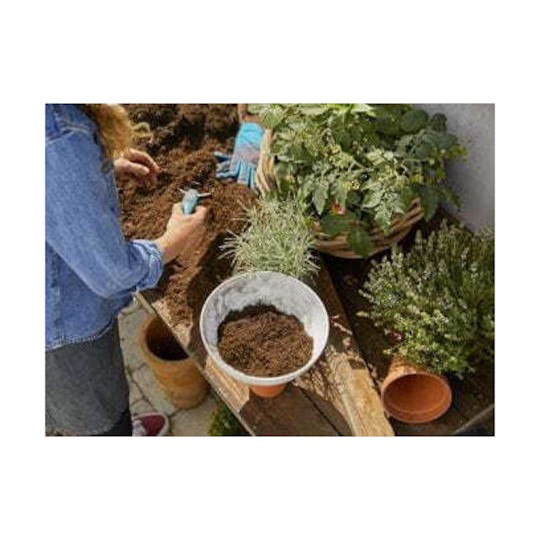 Gardena Clickup! Γλάστρα Πλαστική Λευκή 25εκ.