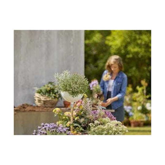 Gardena Clickup! Γλάστρα Πλαστική Λευκή 25εκ.