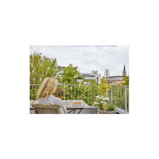 Gardena Clickup! Γλάστρα Πλαστική Λευκή 25εκ.