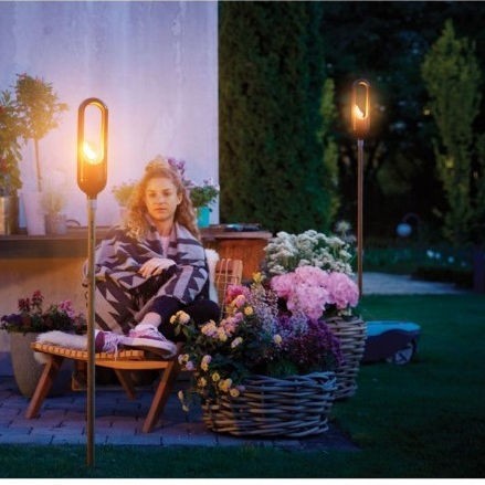 Gardena Επιτραπέζιο Διακοσμητικό Κήπου Μεταλλικό Torch ClickUp! 36.3cm 10x36.3εκ. 11360-20