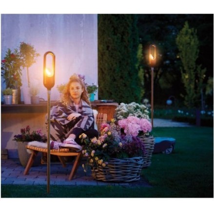 Gardena Επιτραπέζιο Διακοσμητικό Κήπου Μεταλλικό Torch ClickUp! 36.3cm 10x36.3εκ. 11360-20