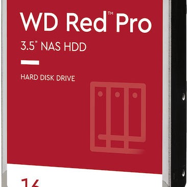 Western Digital Red Pro 16TB HDD Σκληρός Δίσκος 3.5