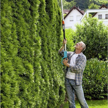 Gardena 14732-20 Μπορντουροψάλιδο Μπαταρίας 18V Τηλεσκοπικό με Μήκος Λάμας 42cm