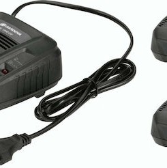 Gardena Σετ 2 Μπαταριών Εργαλείου Λιθίου 18V Χωρητικότητας 2.5Ah με Φορτιστή