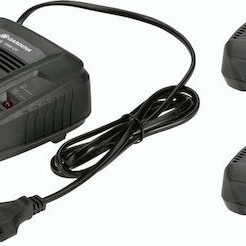 Gardena Σετ 2 Μπαταριών Εργαλείου Λιθίου 18V Χωρητικότητας 2.5Ah με Φορτιστή