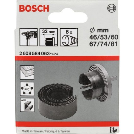 Bosch Σετ Ποτηροπρίονα με Διάμετρο 111mm για Ξύλο και Πλαστικό