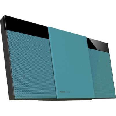 Panasonic Ηχοσύστημα 2.0 SC-HC304 SC-HC304EG-G 20W με CD Player και Bluetooth Μπλε