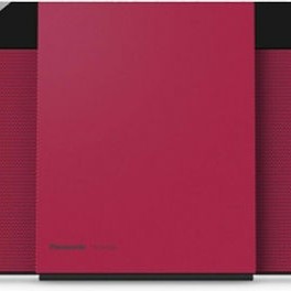 Panasonic Ηχοσύστημα 2.0 SC-HC304 SC-HC304EG-R 20W με CD Player και Bluetooth Κόκκινο