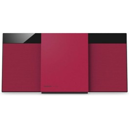 Panasonic Ηχοσύστημα 2.0 SC-HC304 SC-HC304EG-R 20W με CD Player και Bluetooth Κόκκινο