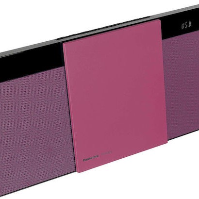 Panasonic Ηχοσύστημα 2.0 SC-HC304 SC-HC304EG-R 20W με CD Player και Bluetooth Κόκκινο