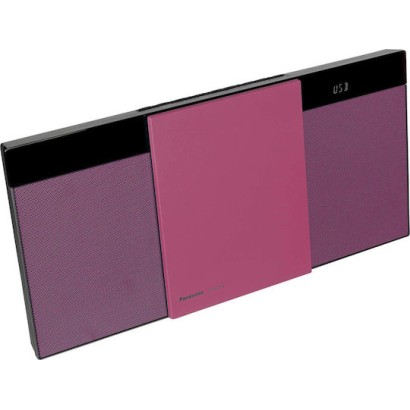 Panasonic Ηχοσύστημα 2.0 SC-HC304 SC-HC304EG-R 20W με CD Player και Bluetooth Κόκκινο