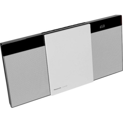 Panasonic Ηχοσύστημα 2.0 SC-HC304 SC-HC304EG-W 20W με CD Player και Bluetooth Λευκό