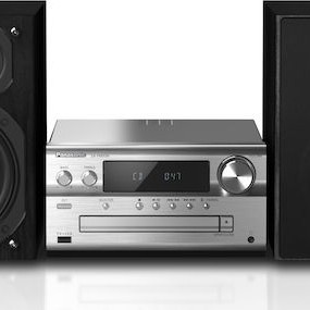 Panasonic Ηχοσύστημα 2.0 SC-PMX94 SC-PMX94EG-S 120W με CD Player και Bluetooth Ασημί