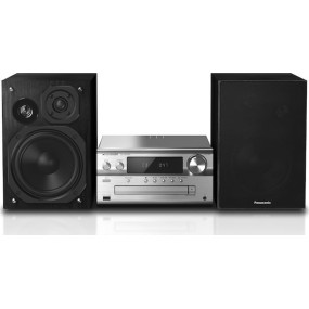 Panasonic Ηχοσύστημα 2.0 SC-PMX94 SC-PMX94EG-S 120W με CD Player και Bluetooth Ασημί