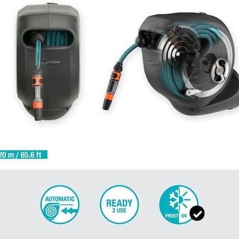 Gardena Αυτόματη Ανέμη Ποτίσματος Τοίχου με Λάστιχο 20m M