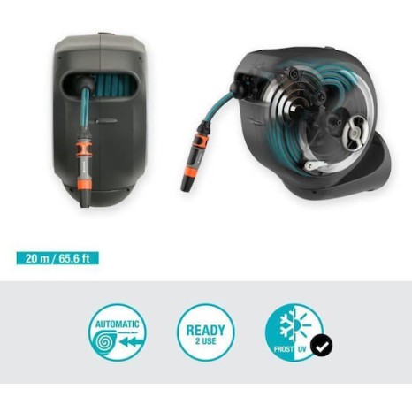 Gardena Αυτόματη Ανέμη Ποτίσματος Τοίχου με Λάστιχο 20m M