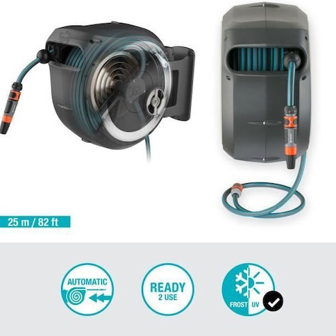 Gardena Αυτόματη Ανέμη Ποτίσματος Τοίχου με Λάστιχο 25m M / L