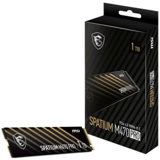 MSI Spatium M470 Pro SSD 1TB M.2 NVMe PCI Express 4.0