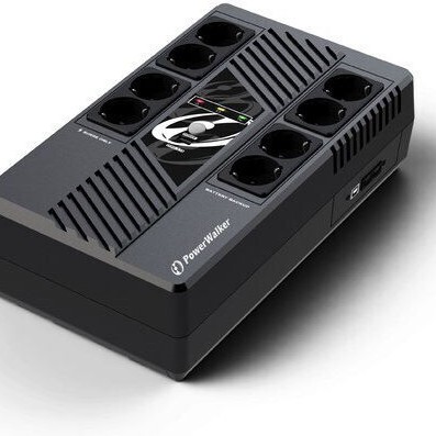 Powerwalker VI 800 MS UPS Line-Interactive 800VA 480W με 8 Schuko Πρίζες